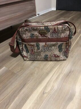 Vintage Jaguar Overnight Tapestry Travel Bag